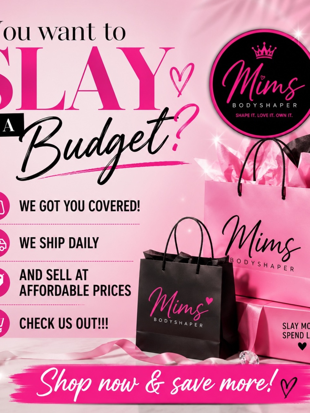 Mims Bodyshaper Online store: Kindly read